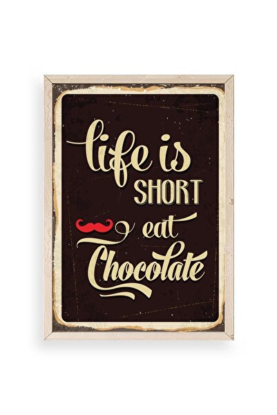 CT STONES Motto Wooden Framed Painting