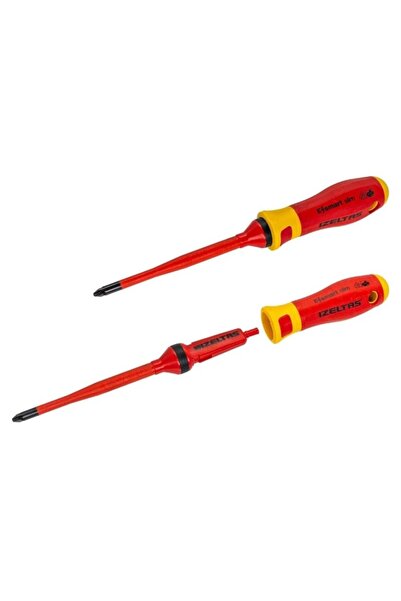İzeltaş 1000V İzoleli Elektro Slim Düz Uçlu Tornavida 2,5X75 14000005328