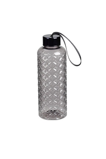 Excellent Houseware water bottle, plastic AS, 7x20 cm, 500 ml, black