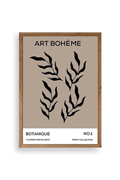 CT STONES Art Boheme Wooden Framed Painting