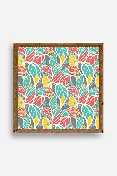 CT STONES Leaf Wooden Framed Table