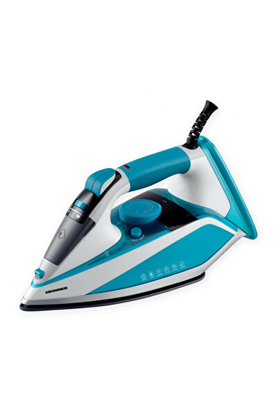 Heinner EmeraldSteam HSI-2400LGR Steam Iron, 2000–2400W, Ceramic Soleplate, Green