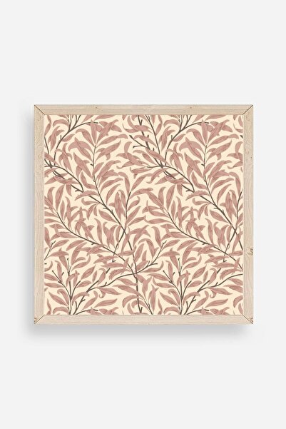 Twin Store لوحة بإطار خشبي على شكل ورقة شجر