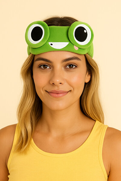 BONY SOCKS Frog Patterned Eye Sleep Band