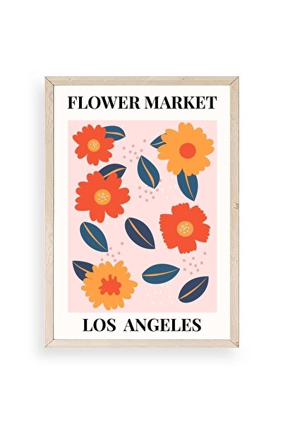 CT STONES Flower Wooden Framed Painting