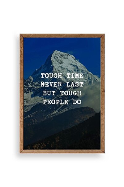 CT STONES Motto Wooden Framed Painting