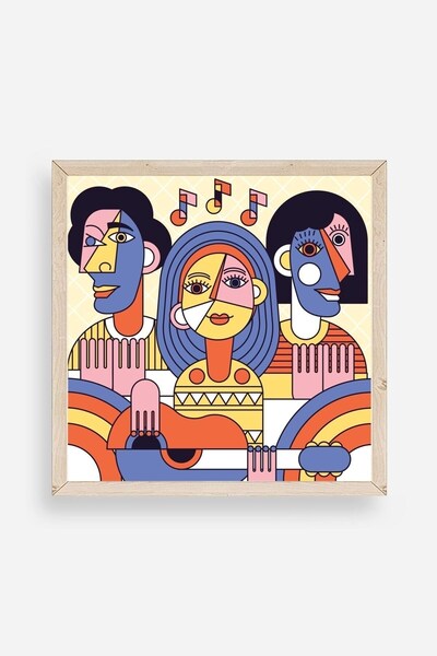 CT STONES Modern Wooden Framed Painting