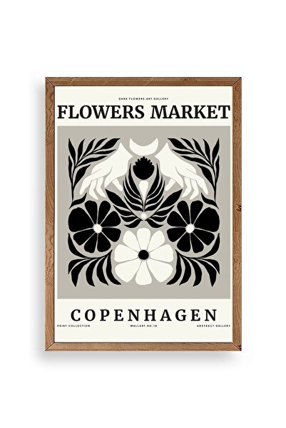 CT STONES Flower Wooden Framed Painting