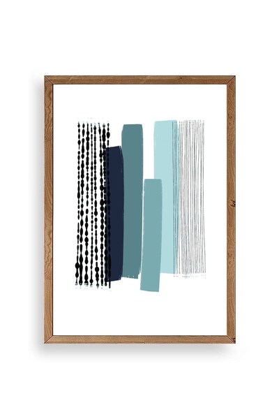 Twin Store طاولة بإطار خشبي