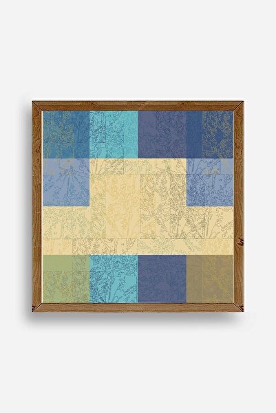 Twin Store طاولة بإطار خشبي مربع