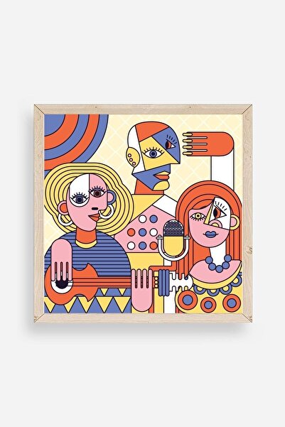 CT STONES Modern Wooden Framed Painting