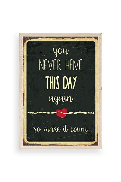 CT STONES Motto Wooden Framed Painting