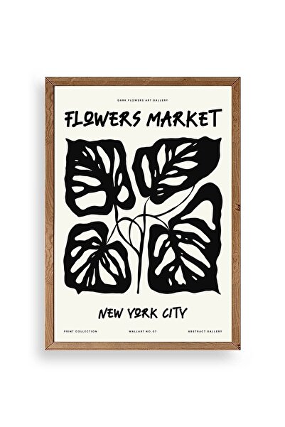 CT STONES Leaf Wooden Framed Table