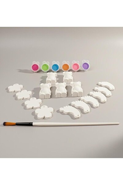 PAYİDAR MODEL Taş Tozu Boyama Seti – Buzdolabı Magneti Yapım Seti | 3D Figür+...