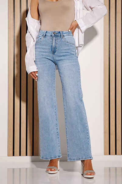 Zaira Women's Adina Blue Flared Jeans #A1142-30