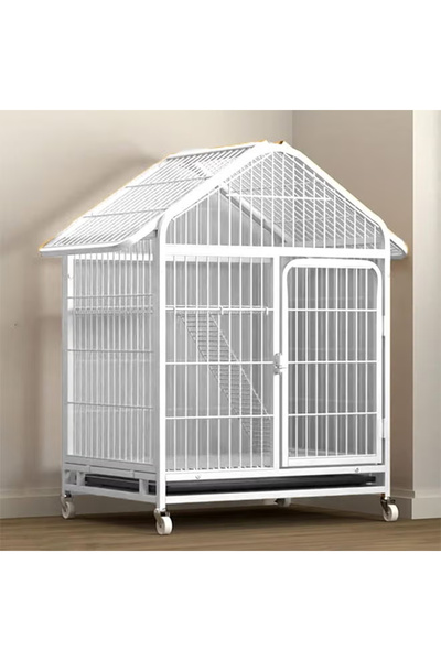 NKX Stackable Heavy Duty Luxury Foldable Pet Cage with Door