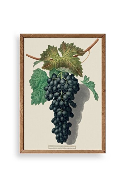 CT STONES Grape Wood Framed Table