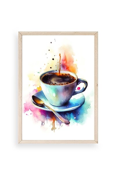 CT STONES Coffee Wooden Framed Table