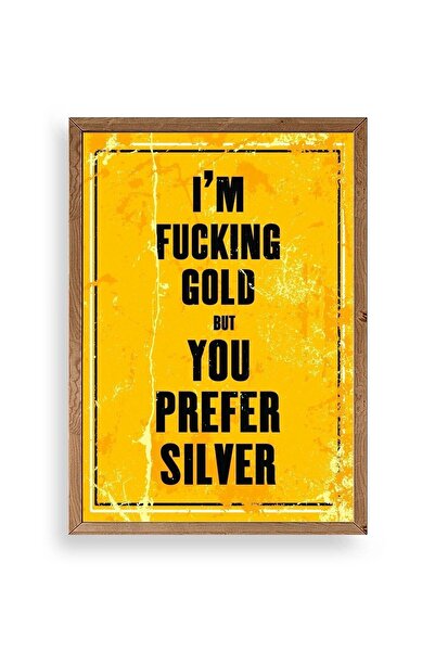 CT STONES Motto Wooden Framed Painting