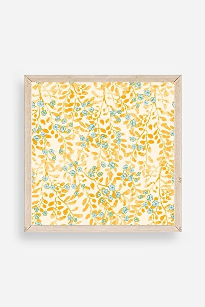 CT STONES Flower Wooden Framed Painting