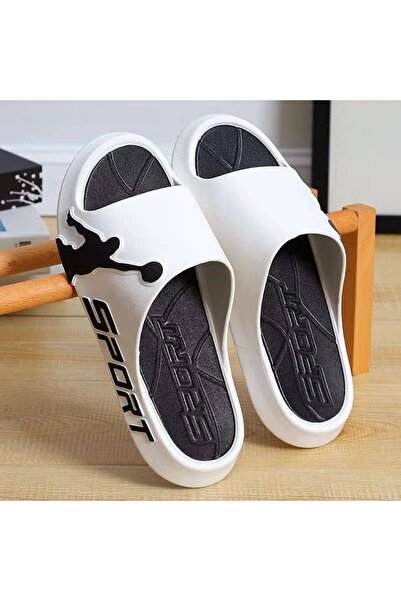 FASHION Men’s Sporty Casual Slide Slippers with Cushioned Sole