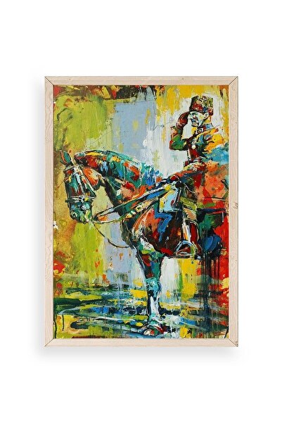 Twin Store لوحة أتاتورك مؤطرة بالخشب