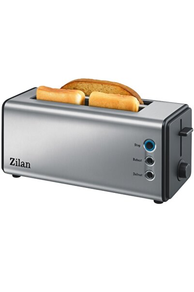 Zilan ZLN 2720 Stainless Steel Dual Toaster — 1300 W, 4 Slices, 6 Browning Le...