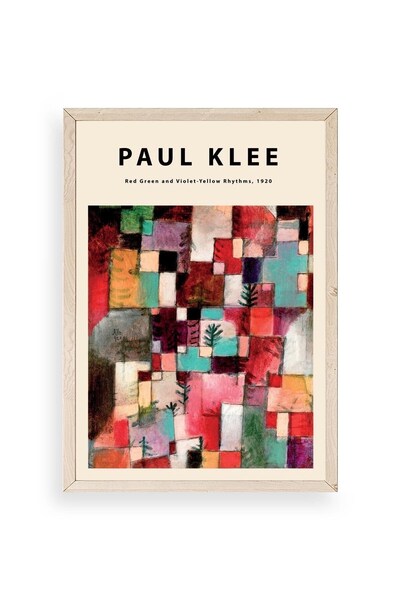 CT STONES Paul Klee Wooden Framed Painting