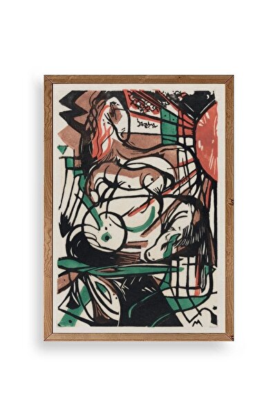 CT STONES Franz Marc Wood Framed Table