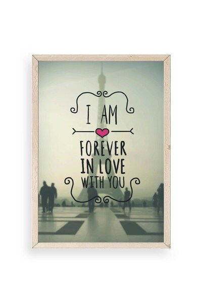 CT STONES Motto Wooden Framed Painting