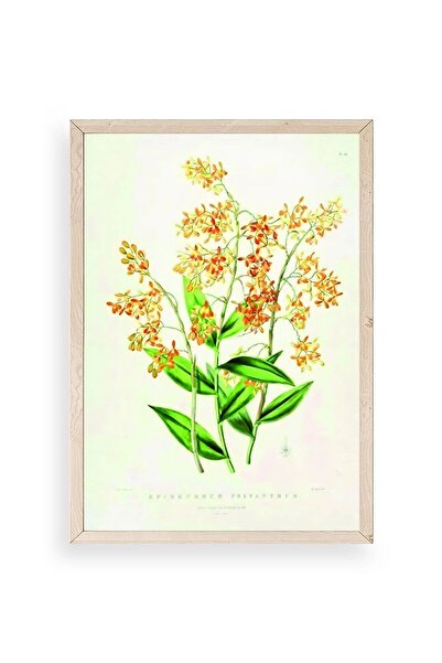 Twin Store لوحة مؤطرة بالزهور الخشبية