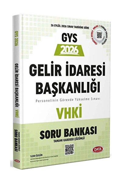 Data Yayınları Data 2026 GYS Gelir İdaresi Başkanlığı VHKİ Soru Bankası Çözümlü