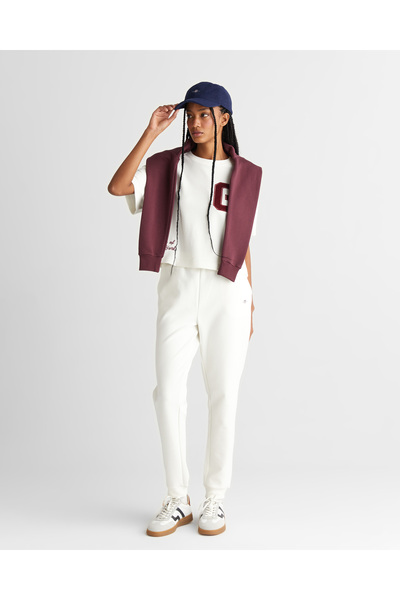 Gant Kadın Beyaz Regular Fit Eşofman Altı