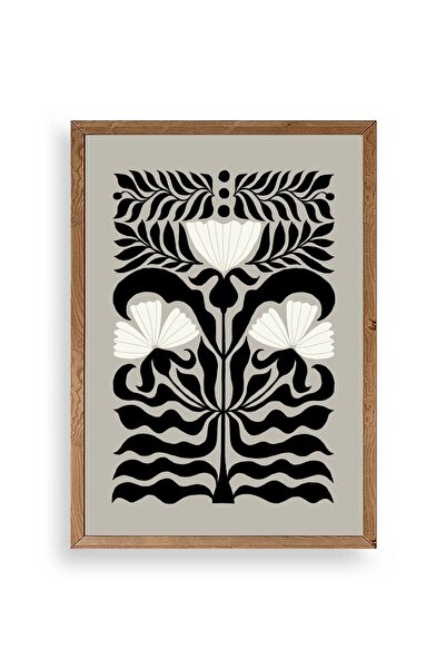 CT STONES Flower Wooden Framed Painting