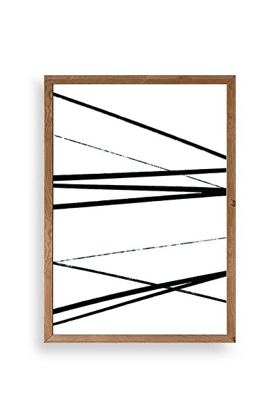 Twin Store طاولة بإطار خشبي