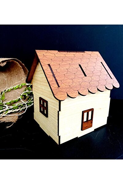 CT STONES Wooden Piggy Bank