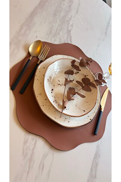 Lin Home Taba Deri Amerikan Servis/ Supla/ Placemats