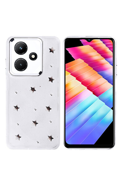 zore حافظة Infinix Hot 30i بتصميم الوسادة الهوائية، غطاء شفاف لامع من TCMK - ...