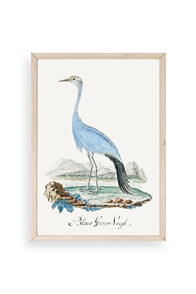 CT STONES Blaue G. Voyel Wooden Framed Painting