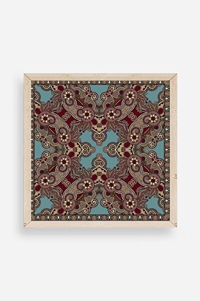 Twin Store لوحة مؤطرة بنمط خشبي