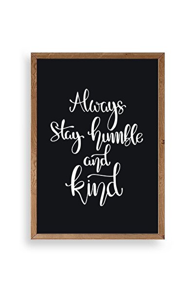 CT STONES Motto Wooden Framed Painting