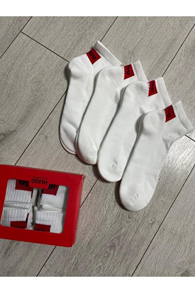 NO BRAND Unisex Short Socks 4 Pairs
