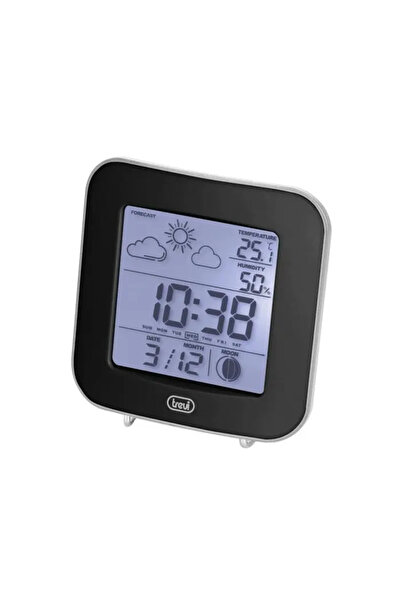 Optim Solution Stație meteo ME 3106 cu ceas, neagră