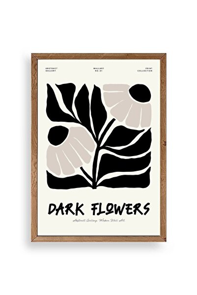 CT STONES Flower Wooden Framed Painting