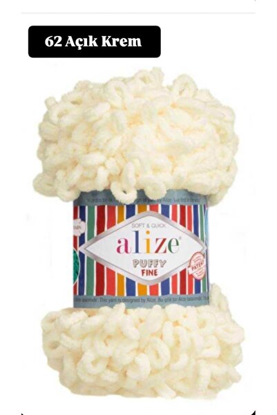 Alize PUFFY FİNE EL ÖRGÜ İPLİĞİ (KÜÇÜK İLMEKLİ 1 ADET)