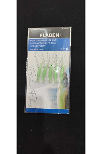 FLADEN GLOW Sabiki Herring Tinsel Hazır Takım Lüfer Palamut Çaparisi 4 NUMURA