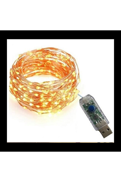 Tek-İş 5 Metre USB Bağlantılı Sıcak Işık Peri Led – Dekoratif Yılbaşı ve Konsept Aydınlatma