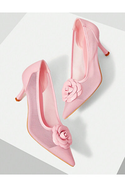 Sheya Pantofi cu toc Shein, roz
