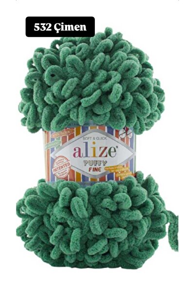 Alize PUFFY FİNE EL ÖRGÜ İPLİĞİ (KÜÇÜK İLMEKLİ 1 ADET)