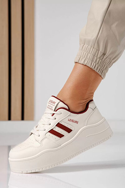 Zaira Adidasi dama visinii din piele ecologica Maia #20714